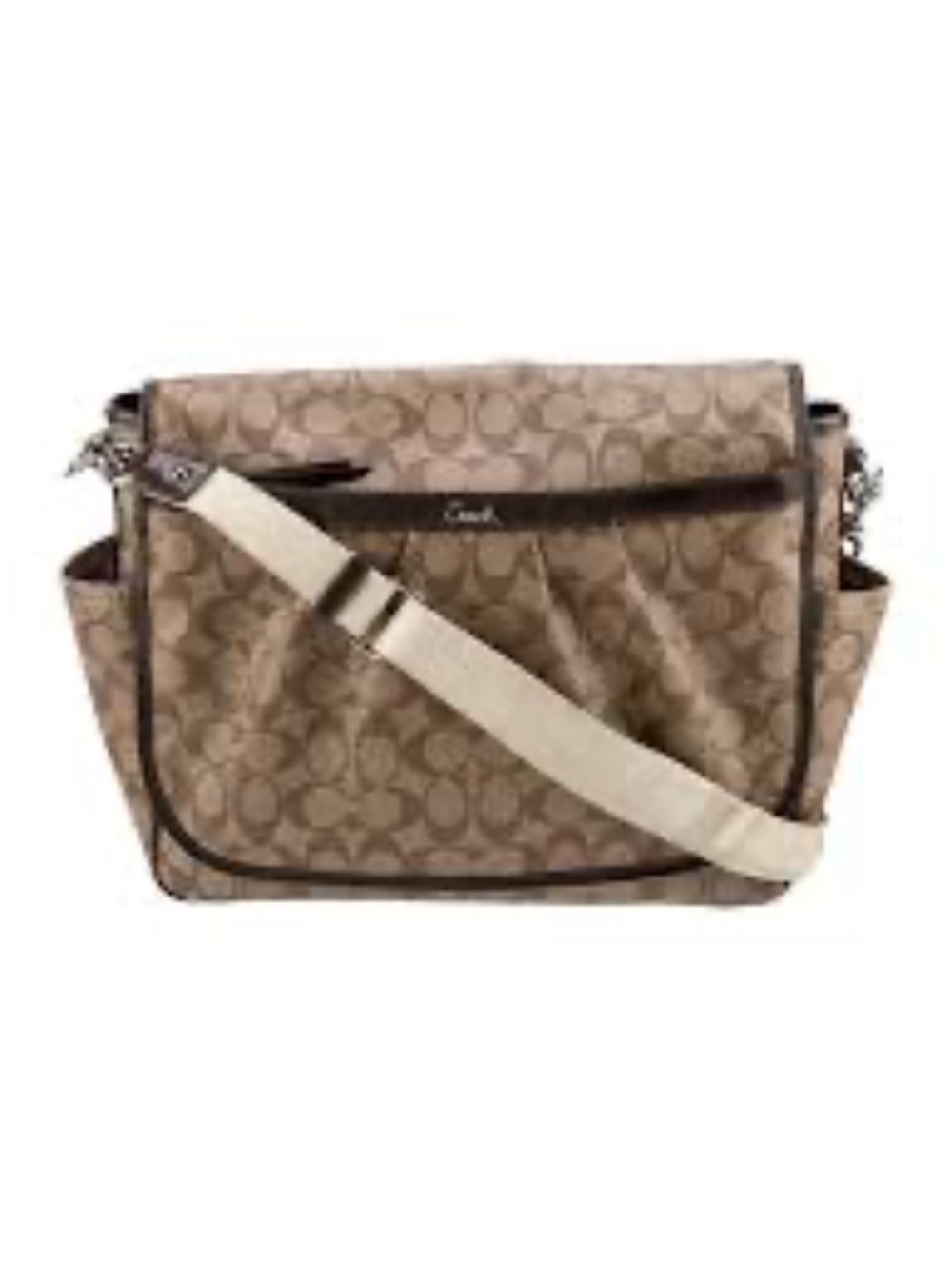 Coach signature C logo baby messenger diaper bag